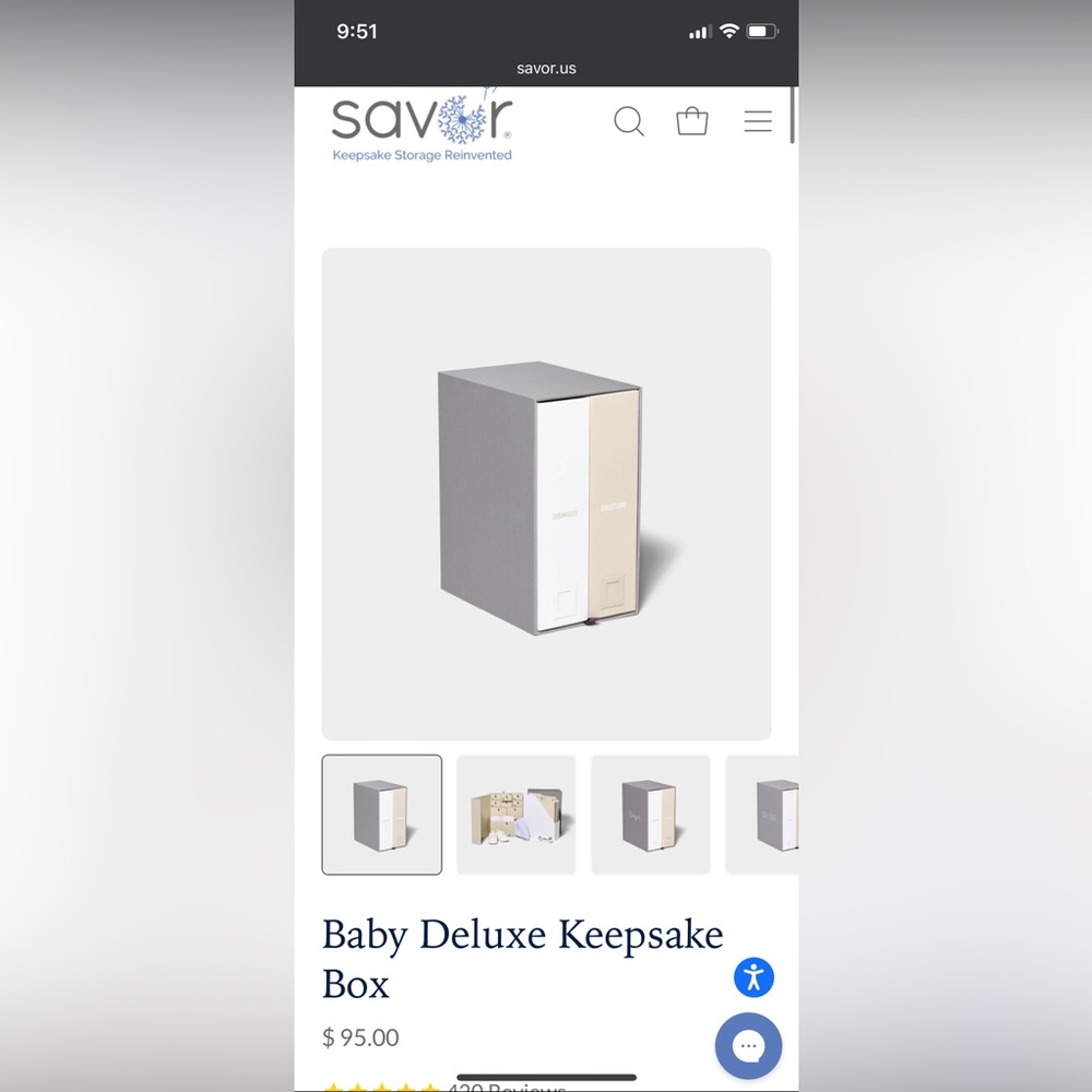 Savor Keepsake Box